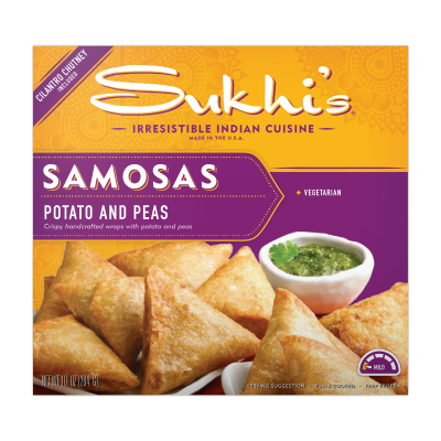 Sukhi's vegetarian samosas.