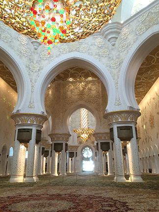 inside a mosque