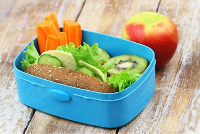 Healthy school lunch.