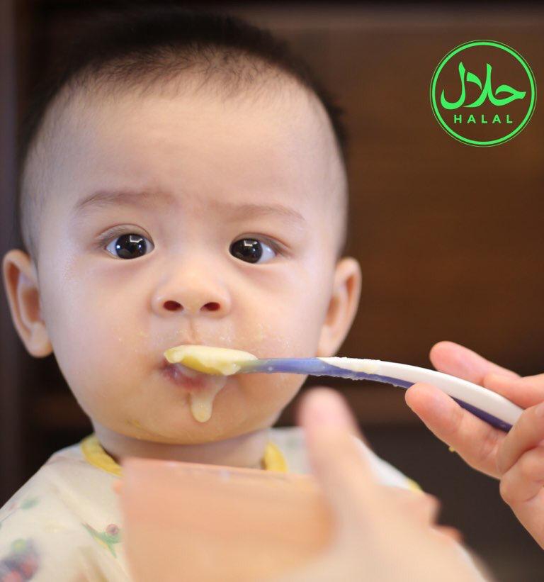 Halal baby food.
