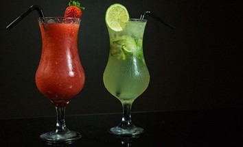 Halal mocktails are yummy indeed!