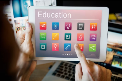 Education with tablet.